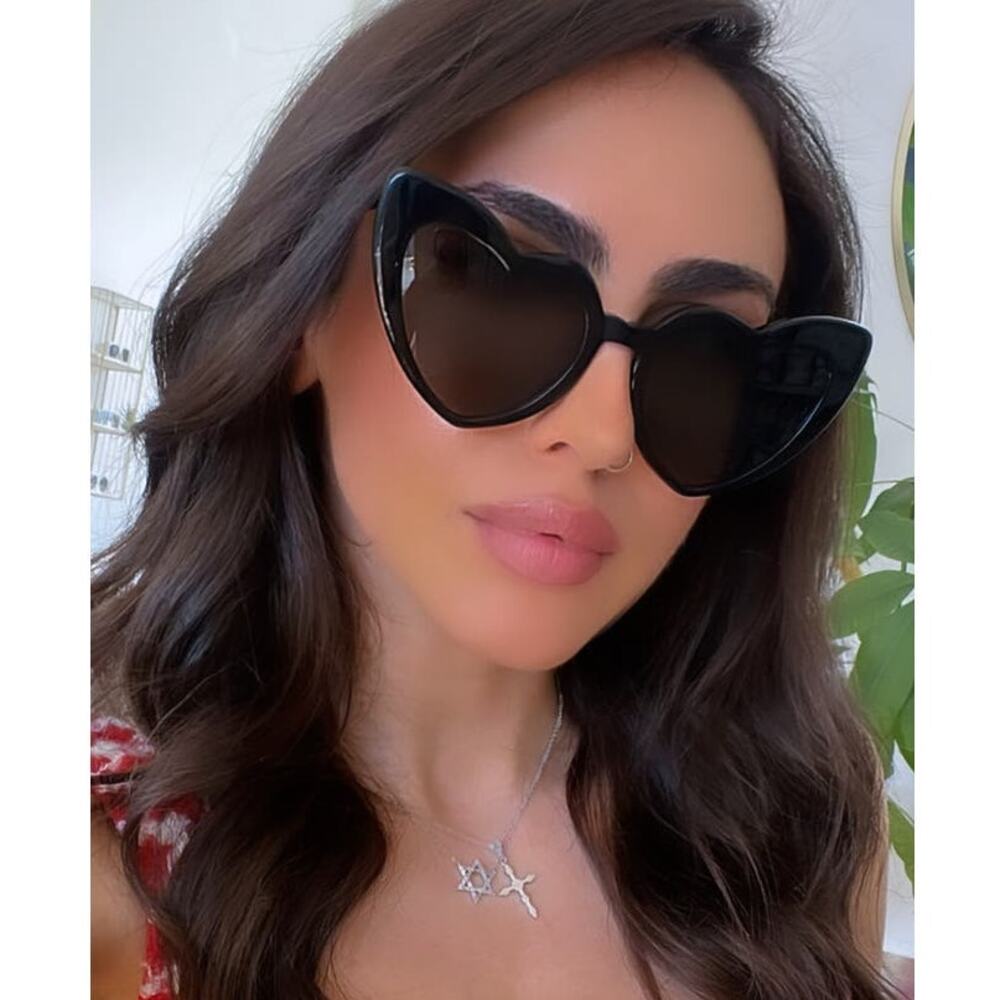 NEW Saint Laurent SL181 Black Heart LouLou Sunglasses
